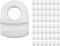 DMSE Wholesale Eye Type Curtain Slide Curtain Carriers Glides Sliders, 56 Pack