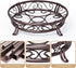 Yimobra Metal Plant Stand, Heavy Duty Flower Pots Holder, Rustproof Wrought Iron Planter Stands, 10.3 Inches, Bronze