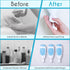 Squeezi 2 Unit Pack Wall Mounted Shower Dispenser for Shampoo and Soap Bottles, Bright White
