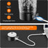 Premium Electric Protein Shaker Bottle, 24 oz Lockable Blender, Tritan, BPA Free, USB Rechargeable Mixer for Protein
