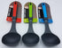 Meat Red Soup Ladle, Non-Stick Silicone Serving Spoon for Hot and Cold Foods, Color Coded Kitchen Accessory