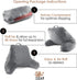 Nestl Reading Pillow for Kids & Teens with Shredded Memory Foam, Backrest Pillows for Reading, Watching, and Gaming