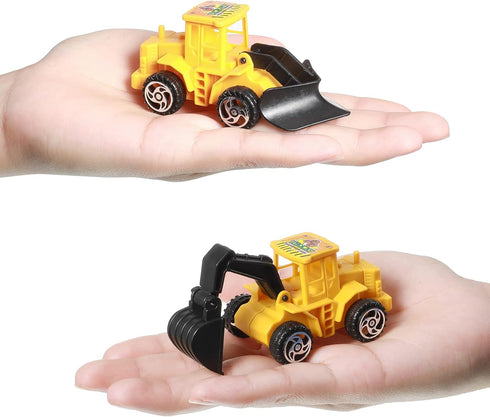 24 Set 6 12 Yerliker Pcs Construction Party Decoration Construction Cone Shaped Cake Candles Truck Excavator Cake