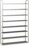 Home-Complete Shoe Rack - 8-Tier Shoe Organizer for Closet, Bathroom, Entryway -