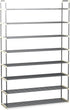 Home-Complete Shoe Rack - 8-Tier Shoe Organizer for Closet, Bathroom, Entryway -