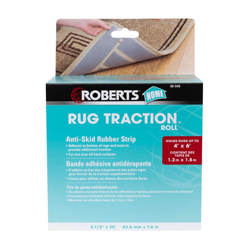 ROBERTS Anti-Slip Rubber Tape for Rug Traction