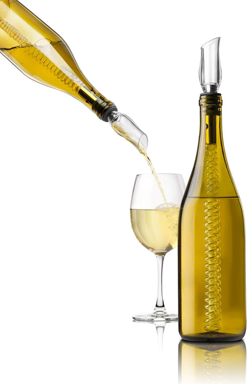 Final Touch Kool Twister 2-in-1 Wine Bottle Chilling Stick & Pourer (KT523)