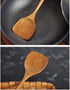 FJNATINH Wooden Spatula with Long Handle for Cooking - Kitchen Cookware