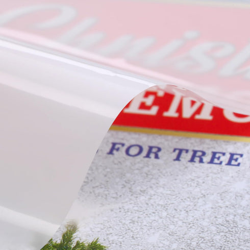 White Polyethylene Tree Bag 9ft x 6ft for Hassle-Free Christmas Tree Removal, Easy Cleanup Tree Disposal Bag Fits Most