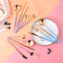 AARAINBOW 8 Pieces Stainless Steel Flatware Set, Portable Reusable Cutlery, Travel Utensils Including Chopsticks,