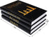 LAMOUR HOME DECOR Set 3 Books for Decoration - Home Decor Faux Book Stack with Gold Foil Stamping - Minimalist