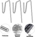 Yotako 60 Metal Gutter Hooks for Outdoor Christmas Lights, Weatherproof Holiday Light Clips