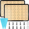 PHILORN Silicone Baking Mat Set, 16.5" x 11.42" with Baking Tools