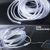 16.5 50 RUICHEN Solar Rope Lights Outdoor String Lights, Ft LED Tube Light Waterproof Copper Wire Fairy Lights