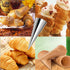 20 Pack 5.5 Inch Cream Horn Molds, Stainless Steel Baking Cones for Cannoli, Ice Cream, Standing Cone Shape