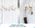 Comfify Vintage Cast Iron Deer Antlers Wall Mounted Hooks | Antique White Metal Clothes Hanger Rack