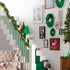 14.8 50 Nerosun FT Artificial Christmas Garland, Pre-Lit LED Mini String Lights Battery Operated Xmas Garland for Home