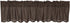 VHC Brands Kettle Grove Window Curtain, Plaid Valance Scalloped, Black, 16x72