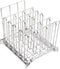 TRIROCK Collapsible Stainless Steel Sous Vide Rack: 5 Adjustable Dividers for Most 12 Qt Containers, Great for Cooking
