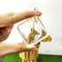 SATINIOR 2 Pack Crystal Ball Stand, Clear Sphere Holder Base for Display 60mm to 90mm Balls