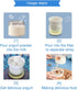 SiiMMM Yogurt Filter, Yogurt Mesh Strainer Basket, Yogurt Mesh Strainer, Milk Strainer, Whey Separator for Filtering