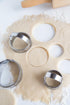 Fox Run Crinkled Cookie Cutter Set, Stainless Steel, 3-Piece