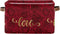senya Valentine's Day Large Storage Basket, Foldable with Handles, Romantic Rose Fabric Organizer Bag