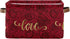 senya Valentine's Day Large Storage Basket, Foldable with Handles, Romantic Rose Fabric Organizer Bag