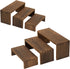 Jerbikas 3-Tier Wood Display Riser 2 Set, Tiered Display Stand for Food, Kitchen,