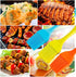 4 Pack Basting Brush + Large Spatula Silicone Pastry Baking BBQ Sauce Marinade Meat Glazing Oil Brush Heat Resistant