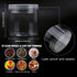 12oz Clear Plastic Storage Jars, 8 Pack Refillable Wide-Mouth Containers for Beauty Products, Kitchen & Household