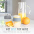 Host Wine Freeze Cooling Cups - Grey, Set of 2
