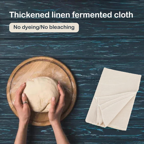 3Pcs Linen Cloth for Baking, 14x18 Inches Tea Towels for Sourdough Bread Proofing, Dough, Baguettes, Homemade Bread