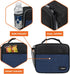 opux Insulated Lunch Bag for Kids, Leakproof Small Reusable Compact Soft Mini Cooler Bag (Navy)
