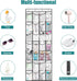 28 Large Pockets Over The Door Shoe Organizer, Premium Clear Rack for Closet, Shoes Hanger Storage Holder
