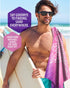 4TH 35x78 inches) VENTURE Microfiber Beach Towel: Quick-Dry, Compact, Sand-Free, Absorbent, Sandproof and Lightweight