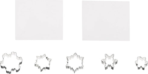 Snowflake Cookie Cutter Texture Set, Country Kitchen
