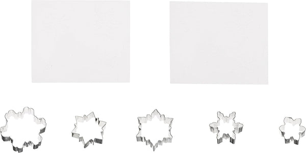 Snowflake Cookie Cutter Texture Set, Country Kitchen