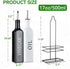 Set 17oz/500ml, Vakoo Oil and Vinegar Dispenser - Extra Thick Glass, Leak-Proof, Olive Oil Dispenser Bottle for Kitchen