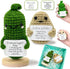 CrazyHome Positive Potato, Emotional Support Pickle Combo | Handmade Crochet Positive Vegetables 2PCS