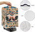 Boho Chicken Pattern Coffee Maker Cover, Dust and Fingerprint Protection for Stand Mixer, Machine Washable, Boho Brown