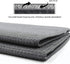 2 Pack Topsky Microfiber Dish Drying Mat, 20 x 15 Inch Reversible Kitchen Counter Mats, Super Absorbent Gray