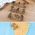 9-Piece Stainless Steel Cookie Cutter Mold Set, Small Numbers for DIY Fondant Chocolate Biscuits
