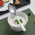 Kyraton 6 Pieces 7.5" Stainless Steel Dinner Spoons, Soup and Dessert Spoons Set