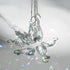 10pcs 38mm Crystal Sun Catcher, Hanging Clear Teardrops Chandelier Crystals Parts Prisms Pendants with Hook for Windows