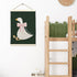 12x16 inch, LKETW Silly Goose Wall Art - Goose Nursery Decor Poster Hanger Frame Goose Gifts, Cute Goose Wall Art