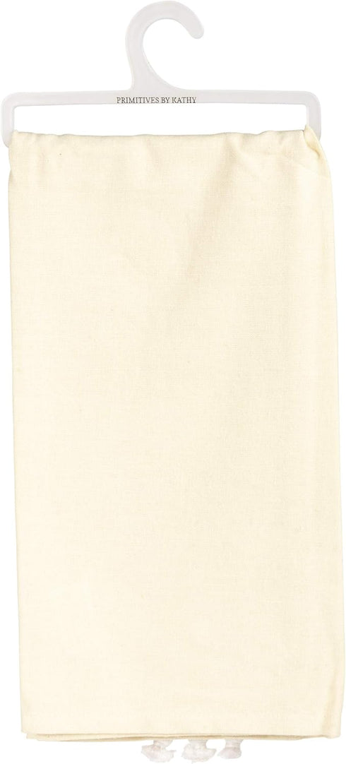 Primitives by Kathy Patriotic Embroidered Dish Towel, 20"x 26", America The Beautiful