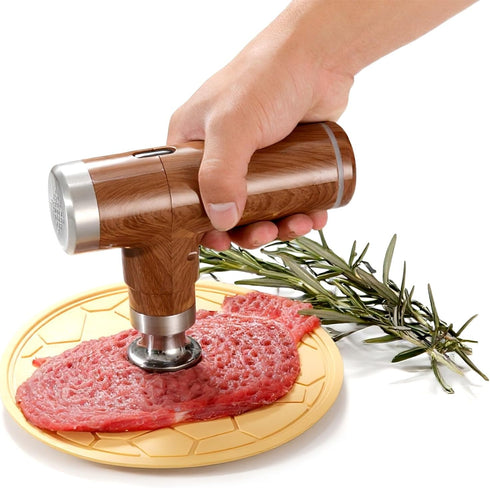2 (N-09) Electric Meat Tenderizer Tool,Cordless Meat Tenderizer Machine with Stainless Steel Meat Mallet,Kitchen
