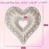 Paris Hilton Heart Shaped Fluted Cake Pan, 9-Inch Cast Aluminum with Clean Ceramic Nonstick Bakeware