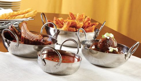 American Metalcraft BD35 Mini Cookware, 5.125" Length x 4.125" Width, Silver
